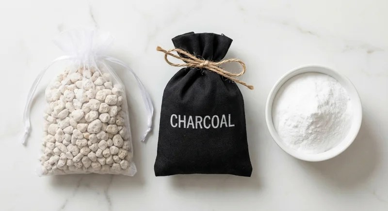 제올라이트, 활성탄, 베이킹소다 탈취제 비교