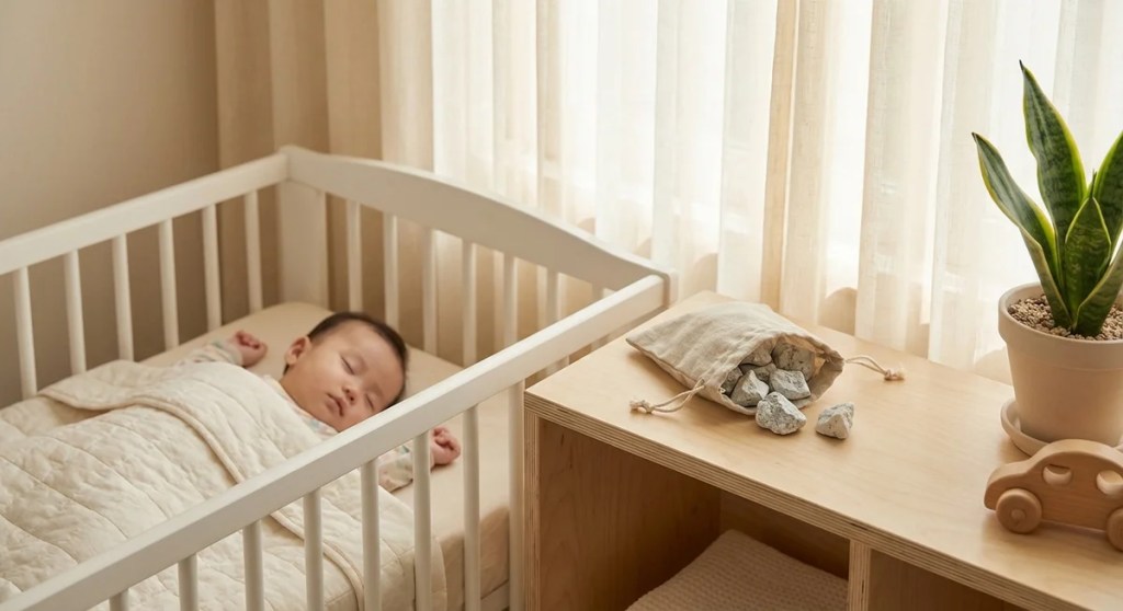 우리 아이 방, 화학 성분 걱정 NO! 천연 제올라이트 탈취제로 안심하세요