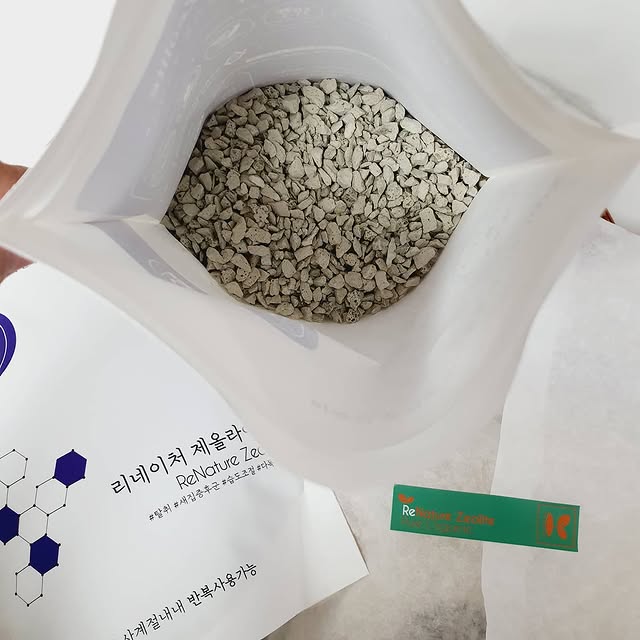 제올라이트 탈취제 한 번으로 하루 깔끔해지다